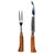 Art Deco Early 20th Century Art Deco Carving Set Bakelite Handles by E Parker & Sons, England - 3 pcs For Sale - Image 3 of 7