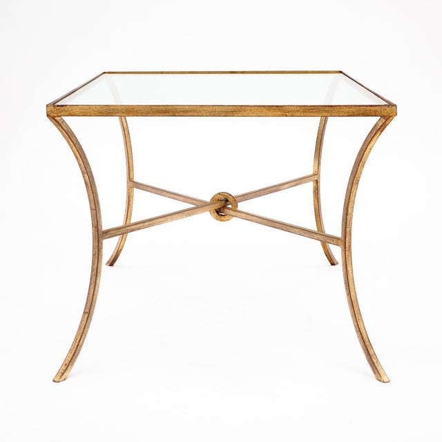 Metal Vintage French Coffee Table For Sale - Image 7 of 9