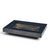 Blue Alain Delon for Maison Jansen Mid Century Brass, Chrome and Lacquered Coffee Table For Sale - Image 8 of 10