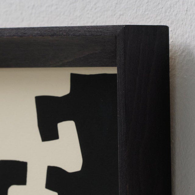 1990s Eduardo Chillida, Composition, Lithograph, 1975, Framed For Sale - Image 5 of 11