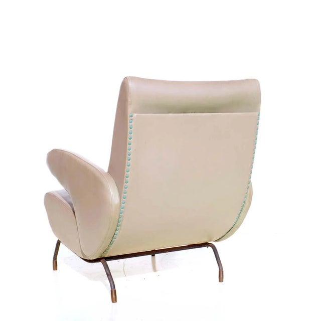 Mid-Century Modern Italian Armchair, 1954 For Sale - Image 4 of 8