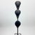 2020s Hand Forged Iron Candelabra Set of 3 (100-120cm) Antique Copper Finish Barley Twist Stem with Calla Lily Cups For Sale - Image 5 of 8