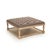 The Square Tufted Ottoman from Zentique is a versatile coffee table alternative with a button-tufted cushion top and a...