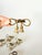 Shabby Chic Vintage Brass Tassel Bow Napkin Rings - Set of 6 For Sale - Image 3 of 7