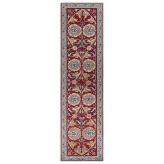 Traditional Bessarabian Hand-Knotted Wool Runner Doris Leslie Blau For Sale