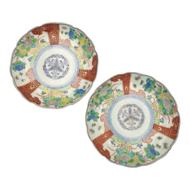 Pair of Imari Plates, Japan Circa 1840 For Sale
