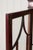 Brown 1910s Edwardian Sheraton Revival Mahogany Glass Front Display Case on Spade Legs For Sale - Image 8 of 11