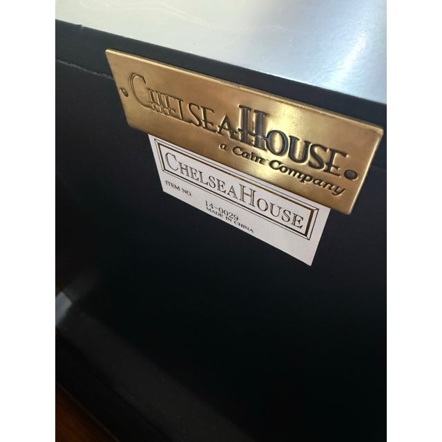 Late 20th Century Chelsea House Chinoiserie Two Door Cabinet For Sale - Image 11 of 11