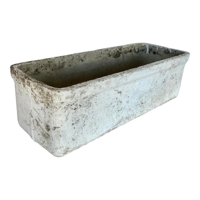 1950s Belgian Cast Cement Window Box Planter For Sale