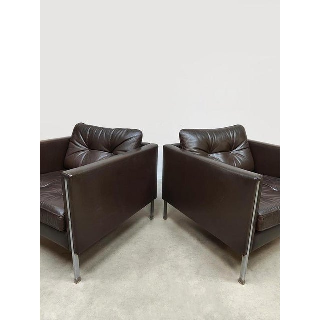 Vintage Dutch 442 Lounge Chairs by Pierre Paulin for Artifort, 1960s, Set of 2 For Sale - Image 6 of 6