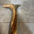 Wood Wooden Carved Vintage Cane With Brass Snake and Braided Accents For Sale - Image 7 of 8