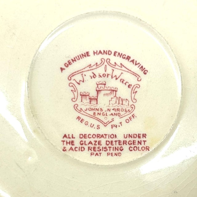 Classical Style Mixed Red & White Wall Plate Curation - Group of 5 For Sale - Image 12 of 12