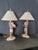 Pair 1952 Signed C. Romanelli/Stern Ind. Polynesian Male & Female Figural Lamps W/ Shades For Sale - Image 13 of 13