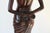 Mid 20th Century Vintage Hand Carved Female Asian Wood Sculpture For Sale - Image 5 of 10