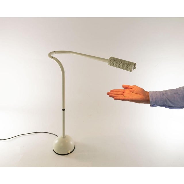 White Stringa Table Lamp by Hans Ansems for Luxo Italiana, 1980s For Sale - Image 9 of 10