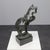 1990s Artistic Sculpture of Cat, 1990s, Bronze with Stone Base For Sale - Image 5 of 8