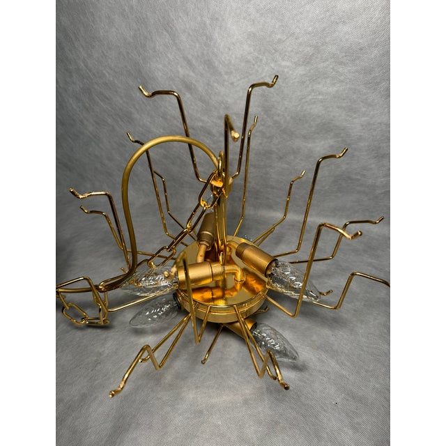 1970s Murano Glass Disc Chandelier by Vistosi, Italy, 1970s For Sale - Image 5 of 10