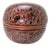 Large Vintage Burmese Lacquer Ball Box, 1960 For Sale