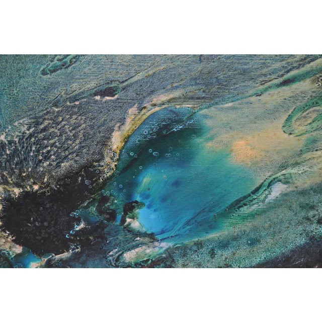 Mid-Century Modern Rita Robertson Abstract Oil Painting c.1961 For Sale - Image 3 of 10