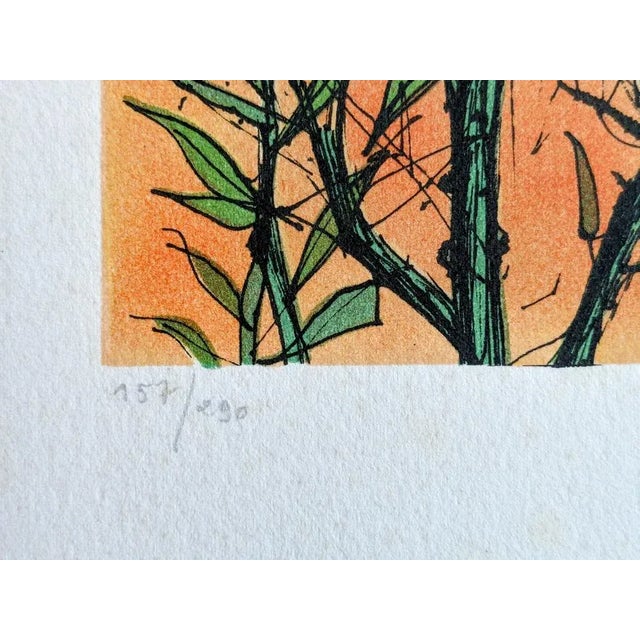 Jean Carzou, Seine et Tour Eiffel, Lithograph, 1994 For Sale - Image 6 of 7