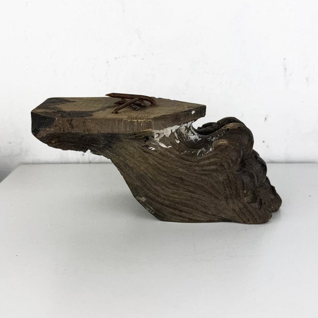 Wood Carved Wooden Lion Paws, Set of 2 For Sale - Image 7 of 13
