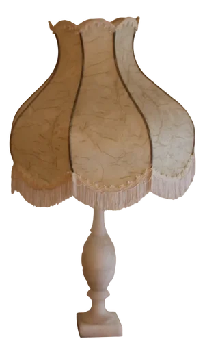 Baroque White Table Lamp