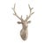 The Deer Head from Zentique is a compact decorative terracotta deer head wall mount. The 17.5" height adds rustic charm....