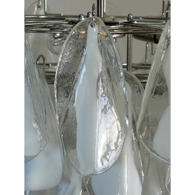 Glass Vintage Italian Murano Chandelier, 1990 For Sale - Image 7 of 13