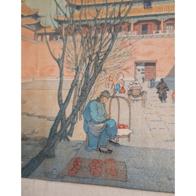 Early 20th Century Woodblock Print by Elizabeth Kelly, Forbidden City Gate, Peking For Sale - Image 12 of 15
