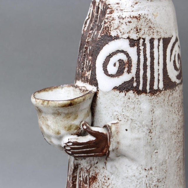 French Ceramic Table Lamp by Albert Thiry, 1970s For Sale - Image 16 of 18