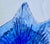 Glass Lavorazione Arte Murano Swirl Bowl Cobalt Blue Made in Italy For Sale - Image 7 of 10