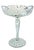 Early 20th Century Early 20th Century American Brilliant Period Cut Glass Etched Floral Crystal Pedestal Compote, Notched Stem For Sale - Image 5 of 8