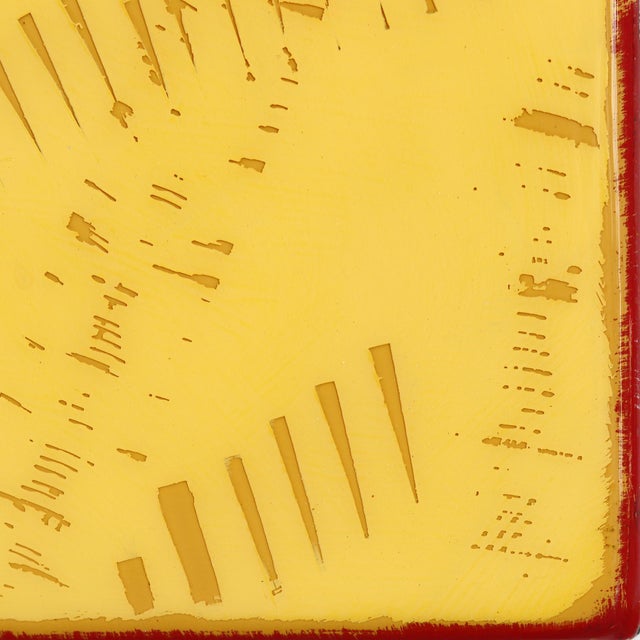2020s The Window 348 - Original Minimalist Mixed Media Acrylic and Resin Painting on Wood Panel by Ricky Hunt For Sale - Image 5 of 9