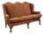 Queen Anne Walnut Three Seat Sofa, 1930 For Sale