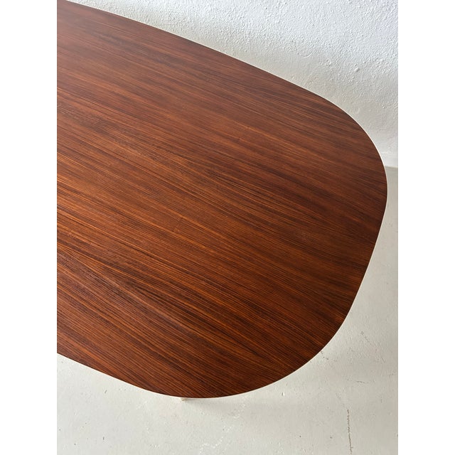 Vintage Danish Dining Table by Cabinetmaker Lau Lauritsen, 2000s For Sale - Image 6 of 9