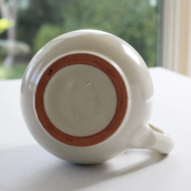 Italian Pottery Pitcher For Sale - Image 4 of 5