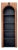 Vintage Architectural Wood Bookcase For Sale