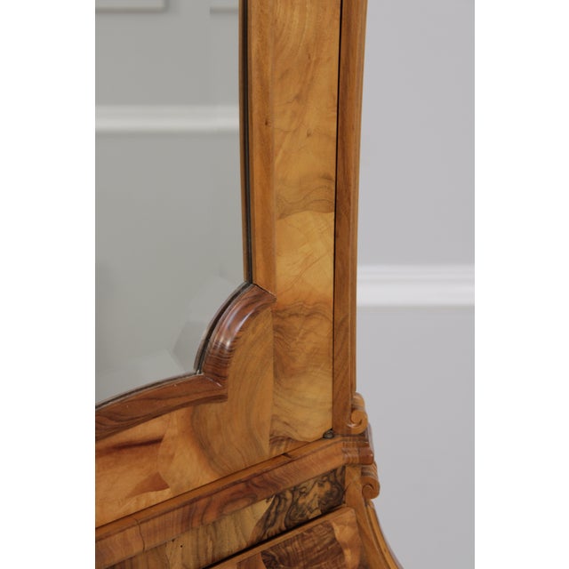 Vintage Italian Olive Wood Secretary Desk For Sale - Image 16 of 18