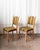 A beautifully composed set of six Danish dining chairs from the 1970s, executed in the style of Henning Kjærnulf. Solid...
