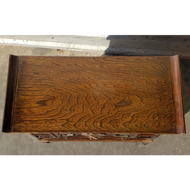 Brown Asian Scholar's Bamboo and Braided Wicker Chests / Side Tables, C 1940s, a Pair For Sale - Image 8 of 11