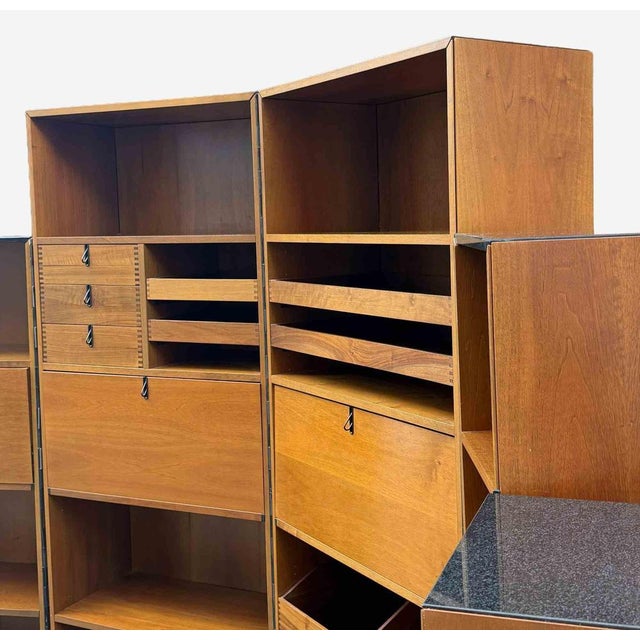 1970s Modular Bookshelf by Afra and Tobia Scarpa for Cassina, Japan, 1971 For Sale - Image 5 of 7