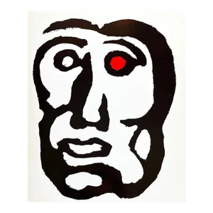 1974 Karel Appel Lithograph 4 Ariel Album