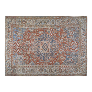 Vintage Turkish Anatolian Hand Knotted Wool Rug, 12x16'6
