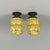 1930s Art Deco Marbled Opaline & Burnished Brass Flush Mounts, Germany, 1930s, Set of 2 For Sale - Image 5 of 16