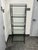 Industrial Restoration Hardware Metal + Glass Etagere For Sale - Image 3 of 12