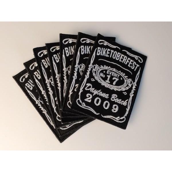 American Curated 12-Piece Biker Rally Patch Collection - Sturgis & Biketoberfest 2009 For Sale - Image 3 of 9