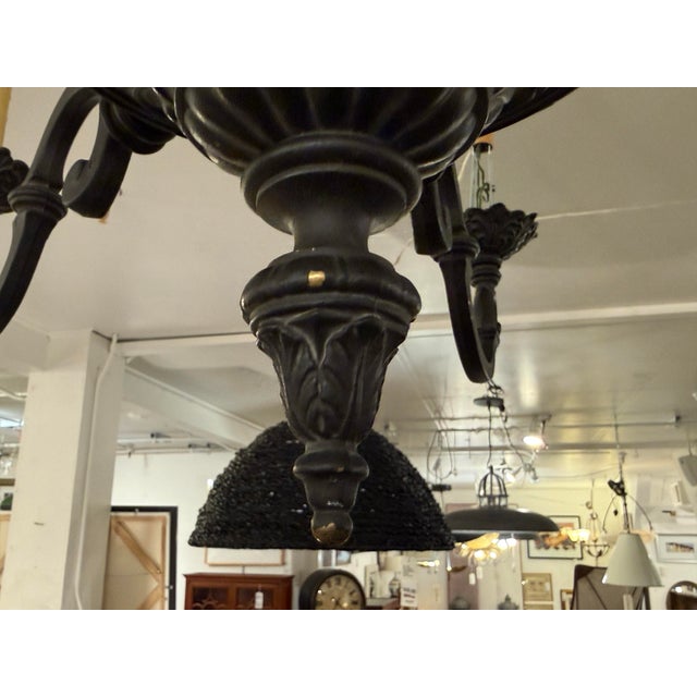 Vintage Mauldin Lighting Bespoke Spanish Revival Chandelier For Sale - Image 10 of 12