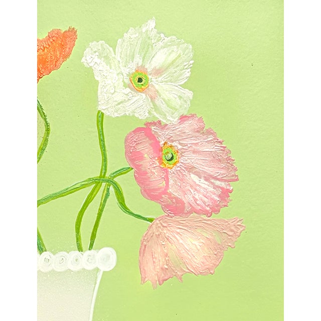 Expressionism Summer Poppy Flowers No.2 Expressionism Painting For Sale - Image 3 of 5