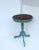 Turquoise Country Accent or Side Table With Scalloped Top For Sale - Image 8 of 13