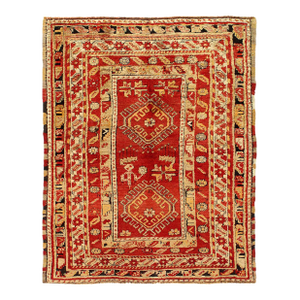 Pasargad DC Turkish Vintage Hand-Knotted Konya Seccade Rug
